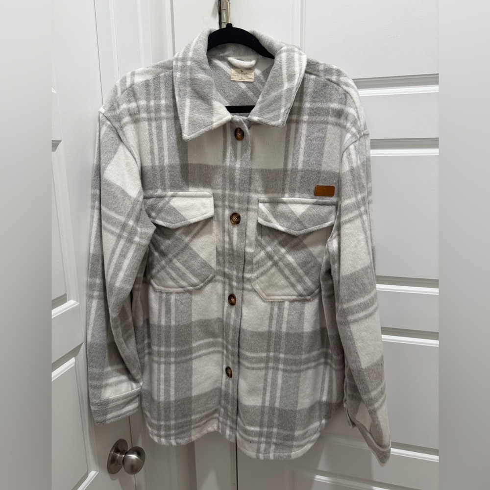 Gray Plaid Women’s Jacket / Shaket